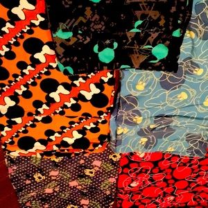 5 Pair of LulaRoe tall and curvy Disney leggings